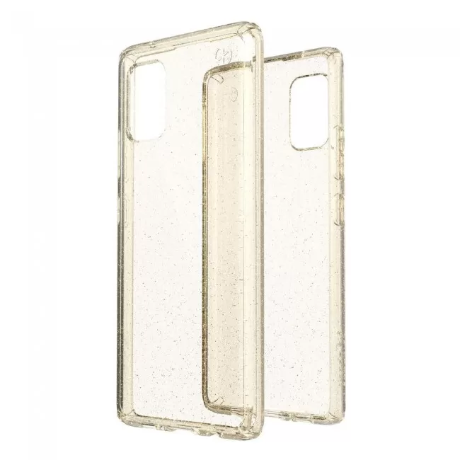 Speck Presidio ExoTech CLEAR Glitter Case for Samsung Galaxy A71 5G